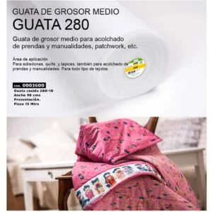 Guata cosida 280-10, Ancho 90 cms