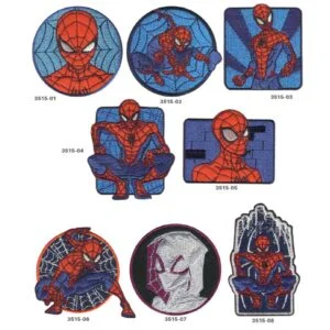 Expositor parches bordados termoadhesivo SPIDERMAN Art. 3515